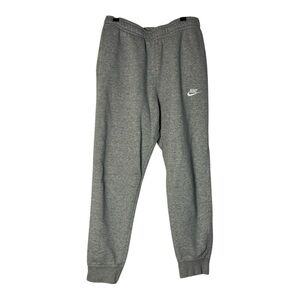 Nike Men’s Fleece Gray Joggers Sweatpants M